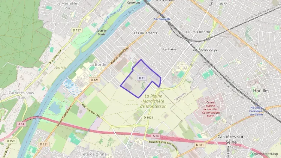 Appartement 54 m² trois pièces à vendre à Montesson