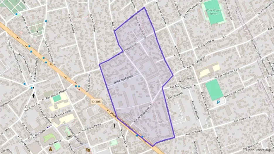 Appartement 60 m² trois pièces à vendre à Houilles