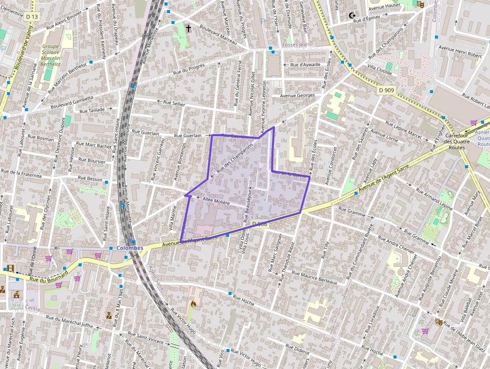 Appartement 46 m² trois pièces à vendre à Colombes