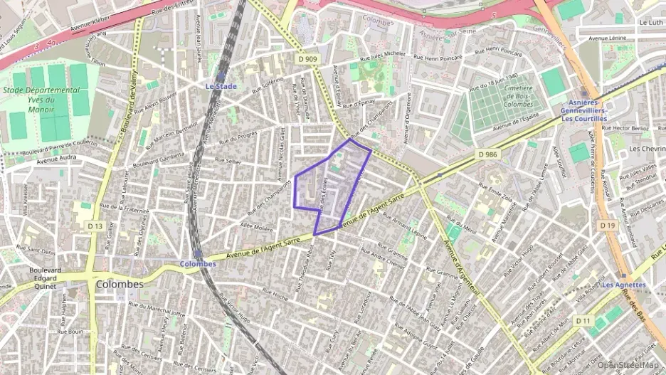 Appartement 43 m² deux pieces à vendre à Colombes