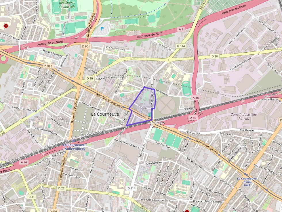 Appartement 55 m² deux pieces à vendre à La Courneuve