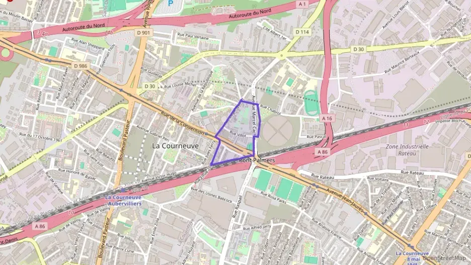 Appartement 55 m² deux pieces à vendre à La Courneuve Appartement 55 m² deux pieces à vendre à La Courneuve