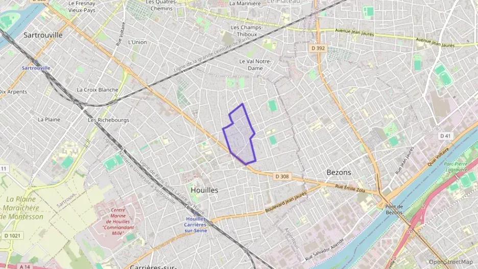 Appartement 49 m² trois pièces à vendre à Houilles Appartement 49 m² trois pièces à vendre à Houilles