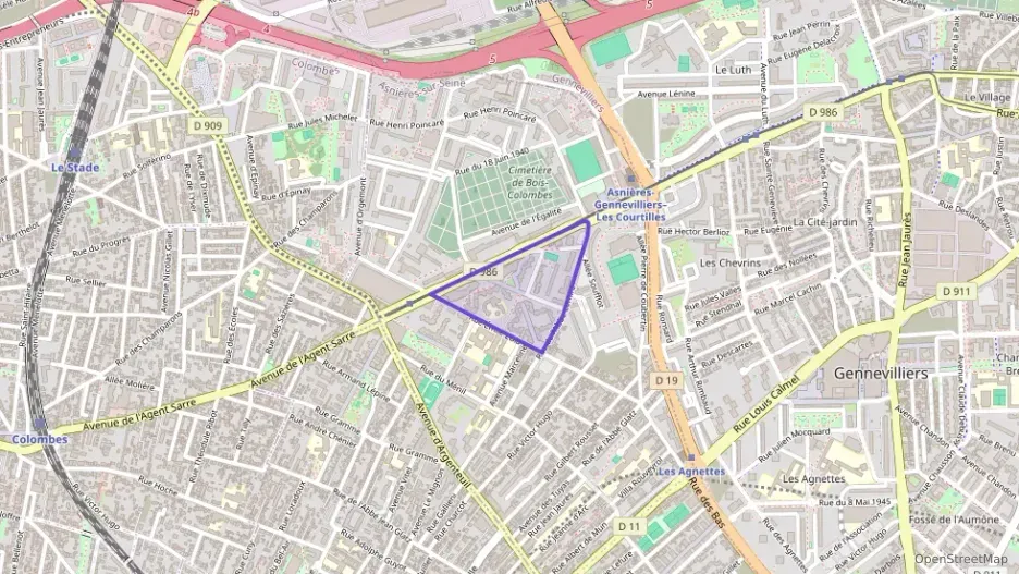 Appartement 44 m² une piece à vendre à Asnières-sur-Seine