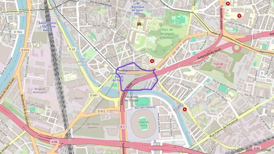 Appartement 39 m² trois pièces à vendre à Saint-Denis
