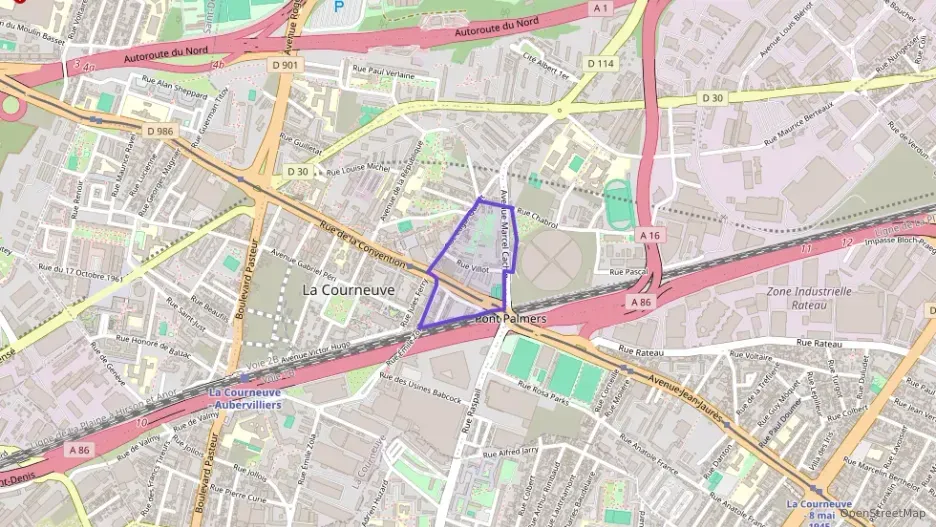 Appartement 50 m² trois pièces à vendre à La Courneuve