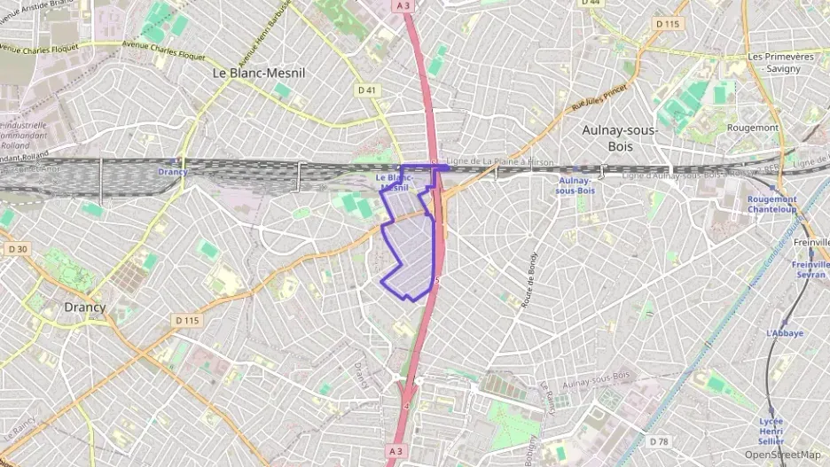 Appartement 49 m² deux pieces à vendre à Le Blanc-Mesnil