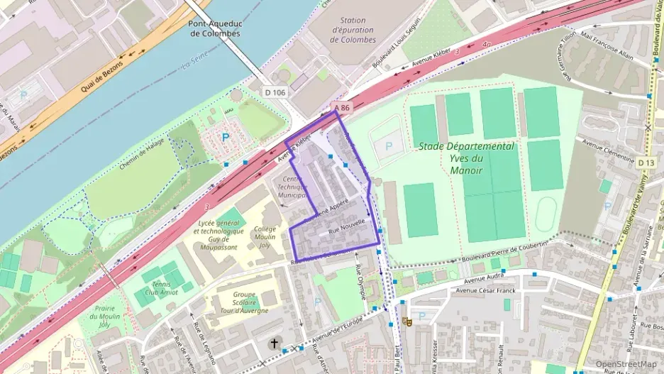 Appartement 62 m² quatre pièces à vendre à Colombes