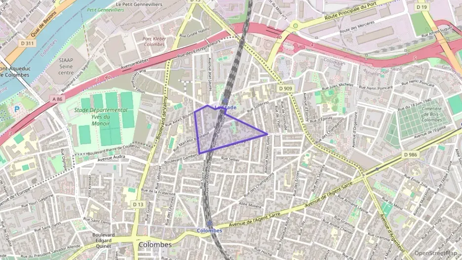 Appartement 45 m² deux pieces à vendre à Colombes