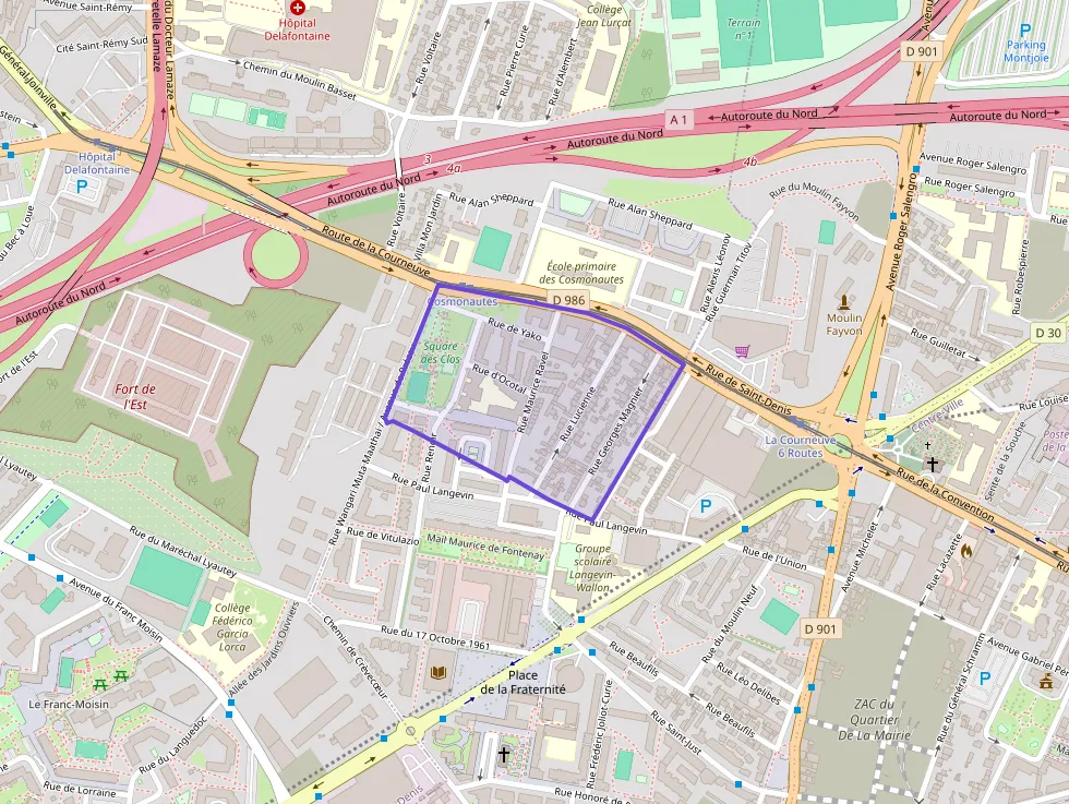 Appartement 45 m² trois pièces à vendre à La Courneuve