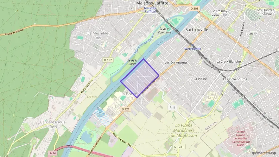 Appartement 90 m² quatre pièces à vendre à Montesson Appartement 90 m² quatre pièces à vendre à Montesson