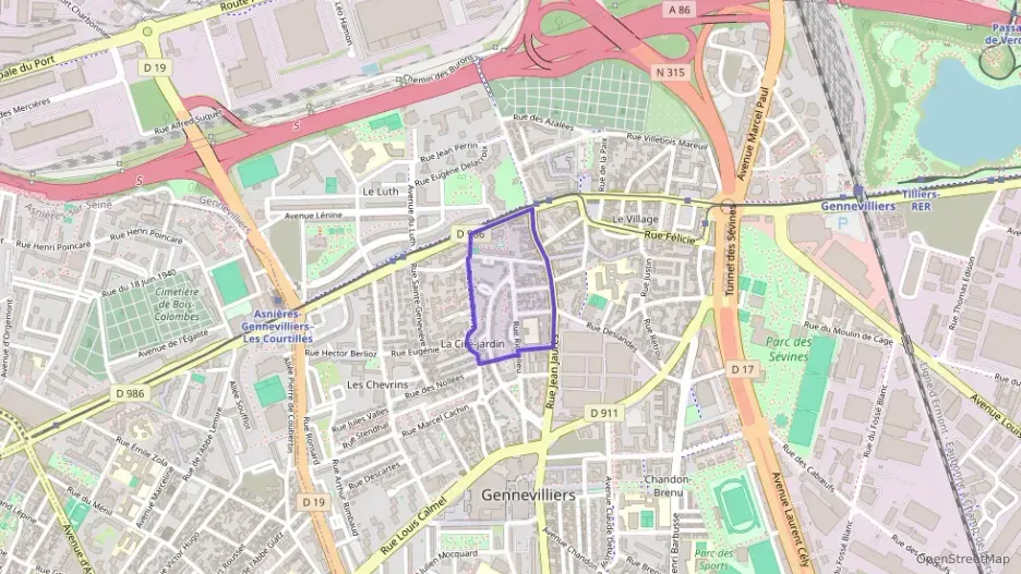 Appartement 80 m² trois pièces à vendre à Gennevilliers Appartement 80 m² trois pièces à vendre à Gennevilliers