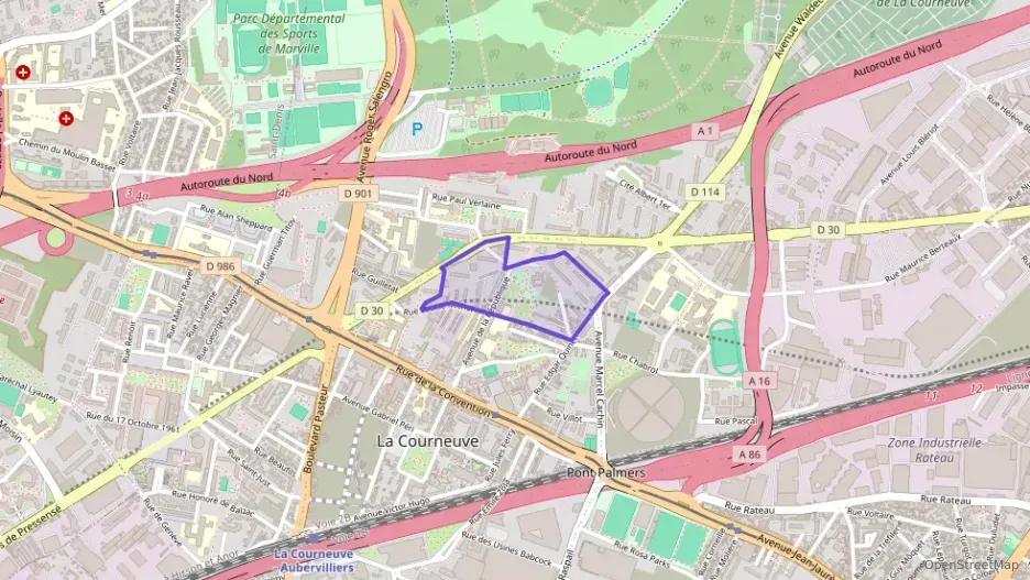 Appartement 55 m² trois pièces à vendre à La Courneuve