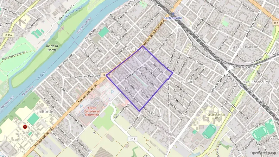 Appartement 62 m² quatre pièces à vendre à Sartrouville