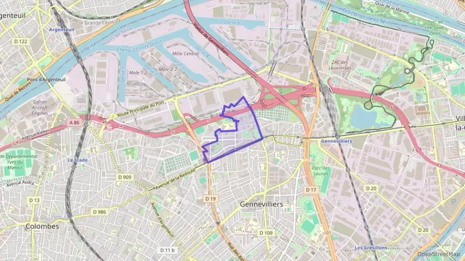 Appartement 76 m² quatre pièces à vendre à Gennevilliers Appartement 76 m² quatre pièces à vendre à Gennevilliers