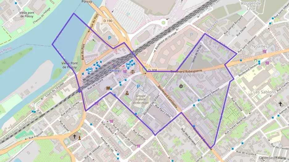 Appartement 87 m² quatre pièces à vendre à Poissy