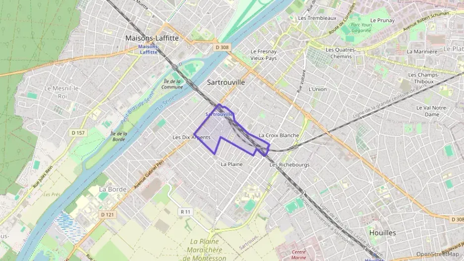 Appartement 77 m² quatre pièces à vendre à Sartrouville Appartement 77 m² quatre pièces à vendre à Sartrouville