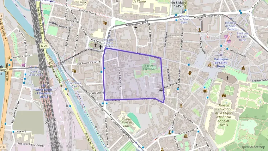 Appartement 88 m² quatre pièces à vendre à Saint-Denis