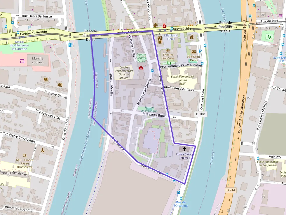 Appartement 95 m² quatre pièces à vendre à L`Île-Saint-Denis