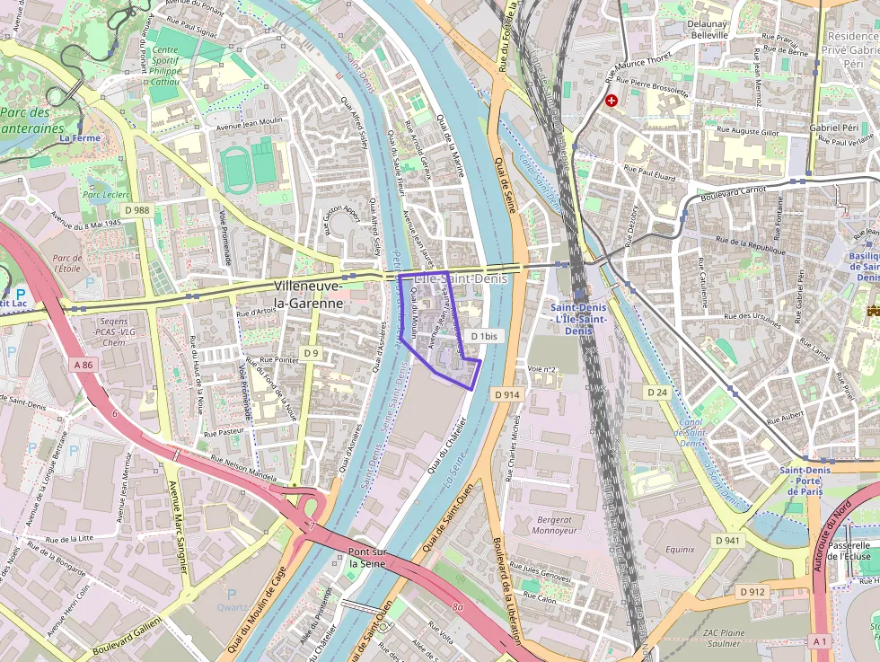 Appartement 95 m² quatre pièces à vendre à L`Île-Saint-Denis