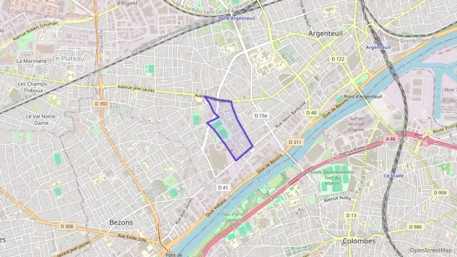 Appartement 65 m² quatre pièces à vendre à Argenteuil