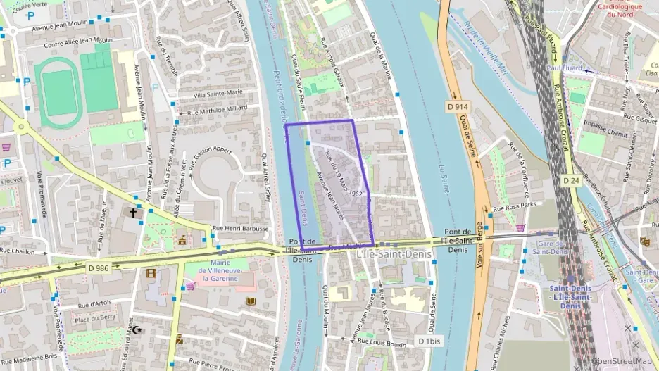 Appartement 45 m² trois pièces à vendre à L`Île-Saint-Denis