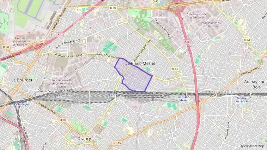 Appartement 50 m² trois pièces à vendre à Le Blanc-Mesnil