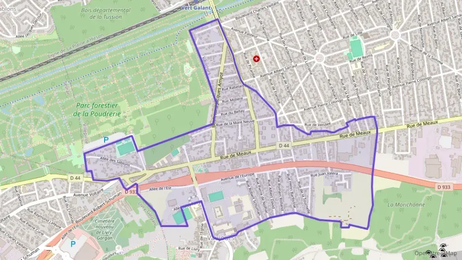 Appartement 45 m² deux pieces à vendre à Vaujours Appartement 45 m² deux pieces à vendre à Vaujours