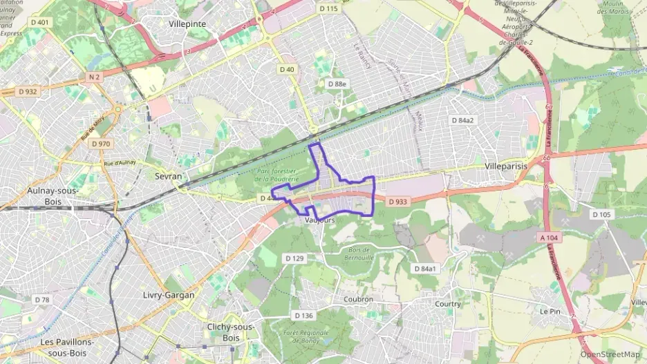 Appartement 45 m² deux pieces à vendre à Vaujours Appartement 45 m² deux pieces à vendre à Vaujours