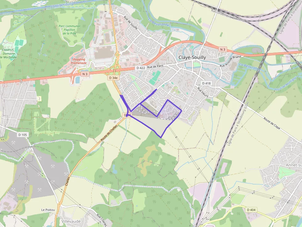 Appartement 61 m² deux pieces à vendre à Claye-Souilly