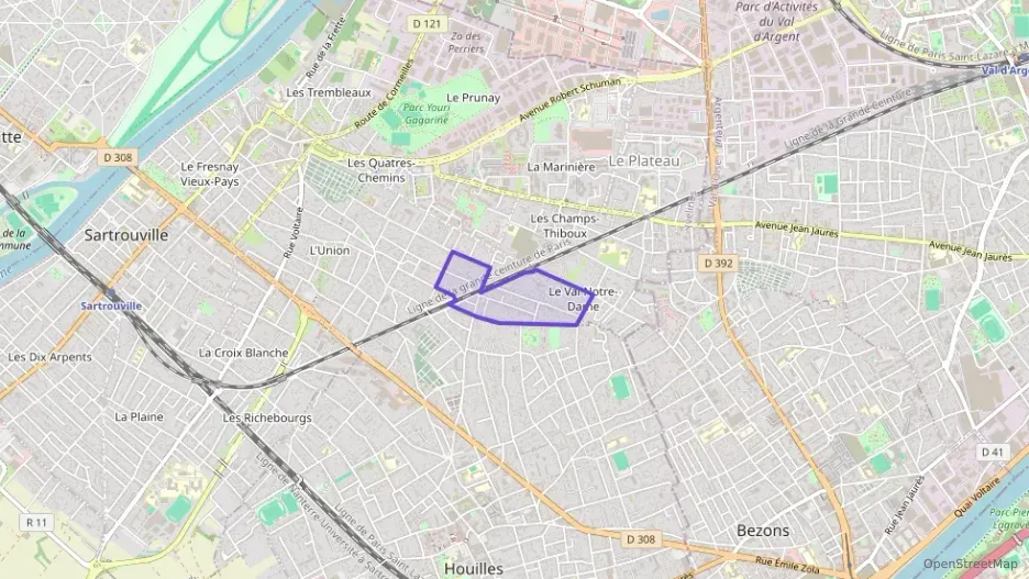 Appartement 67 m² trois pièces à vendre à Sartrouville