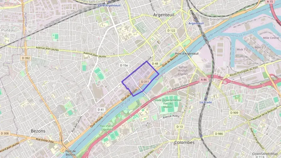 Appartement 55 m² trois pièces à vendre à Argenteuil