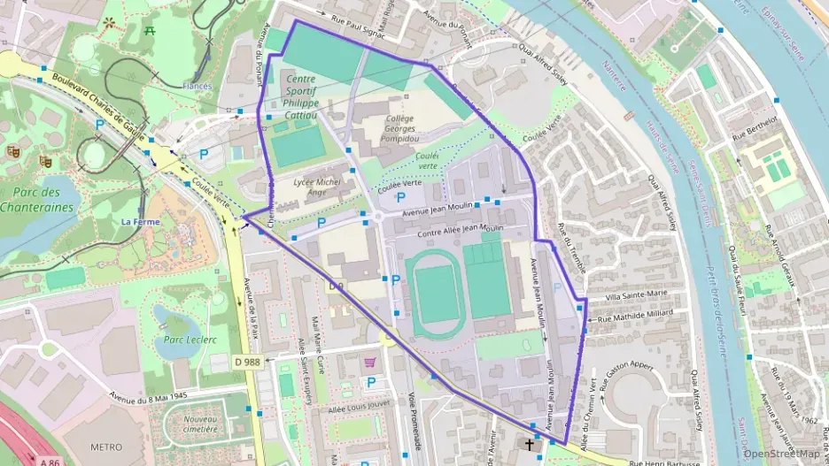 Appartement 65 m² quatre pièces à vendre à Villeneuve-la-Garenne Appartement 65 m² quatre pièces à vendre à Villeneuve-la-Garenne