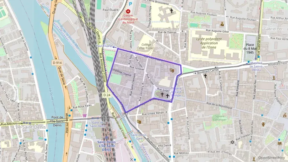 Appartement 50 m² trois pièces à vendre à Saint-Denis