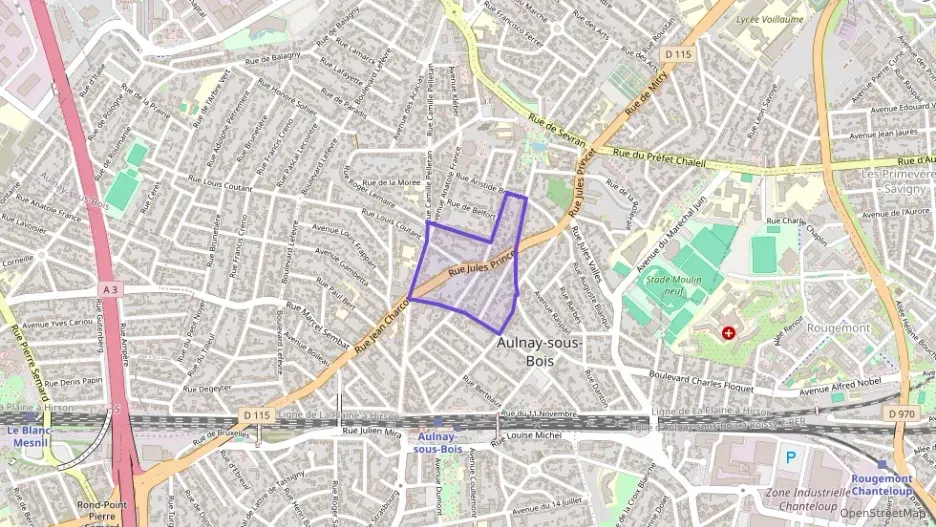 Appartement 47 m² deux pieces à vendre à Aulnay-sous-Bois