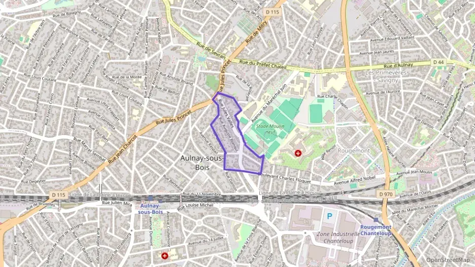 Appartement 46 m² trois pièces à vendre à Aulnay-sous-Bois