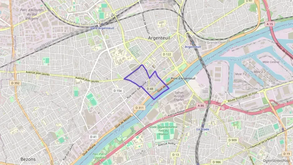 Appartement 59 m² trois pièces à vendre à Argenteuil