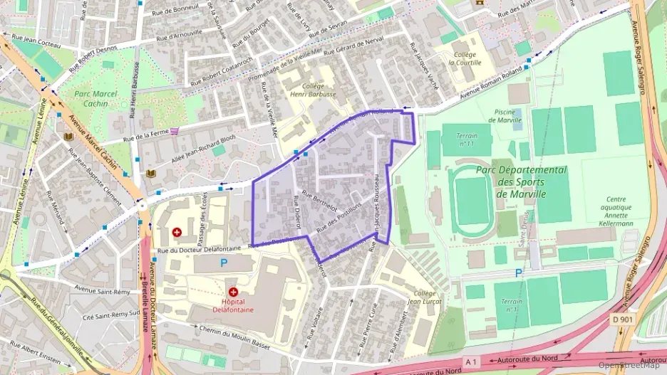 Appartement 64 m² trois pièces à vendre à Saint-Denis