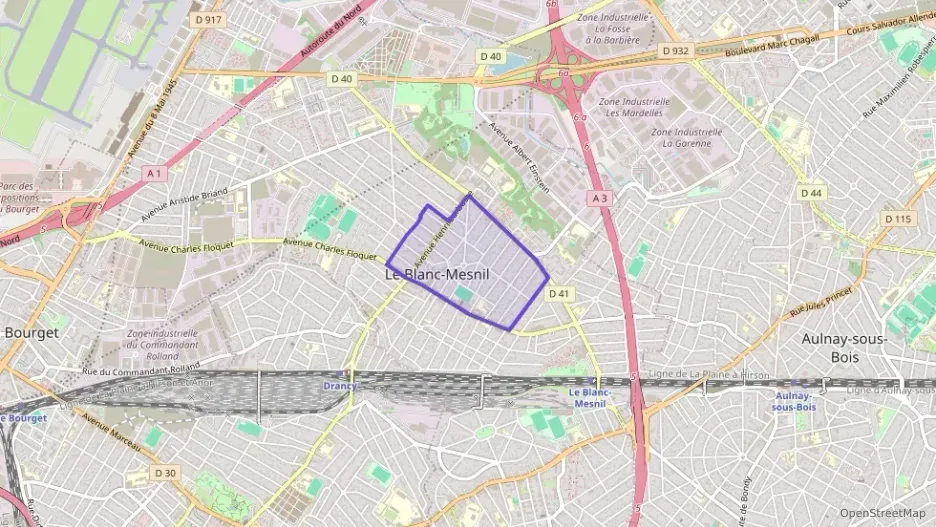 Appartement 53 m² trois pièces à vendre à Le Blanc-Mesnil