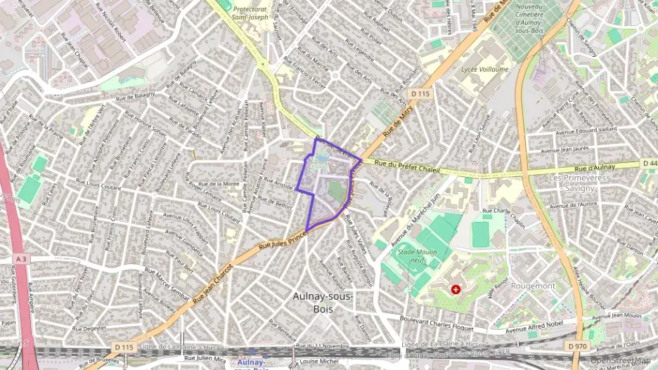 Appartement 70 m² trois pièces à vendre à Aulnay-sous-Bois