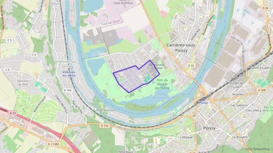 Appartement 59 m² trois pièces à vendre à Carrières-sous-Poissy Appartement 59 m² trois pièces à vendre à Carrières-sous-Poissy