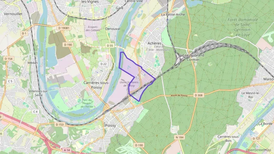 Appartement 71 m² trois pièces à vendre à Poissy