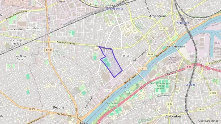 Appartement 59 m² trois pièces à vendre à Argenteuil
