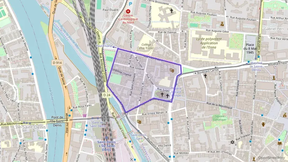 Appartement 38 m² trois pièces à vendre à Saint-Denis