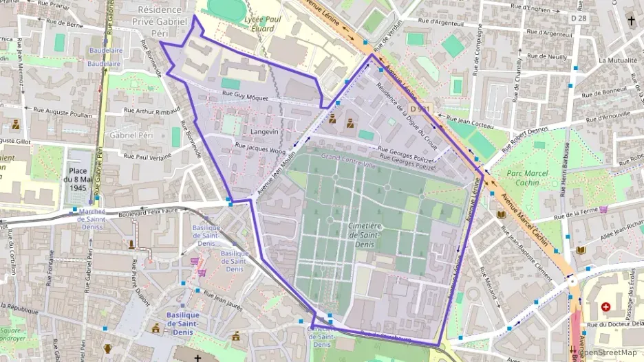 Appartement 66 m² trois pièces à vendre à Saint-Denis