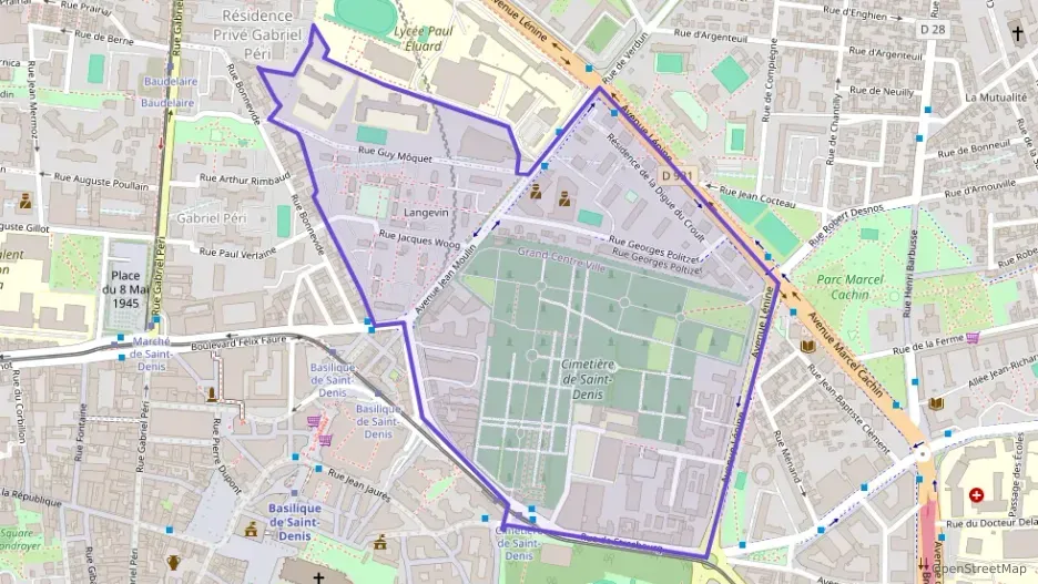 Appartement 66 m² trois pièces à vendre à Saint-Denis