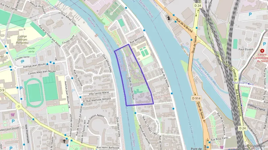 Appartement 67 m² trois pièces à vendre à L`Île-Saint-Denis