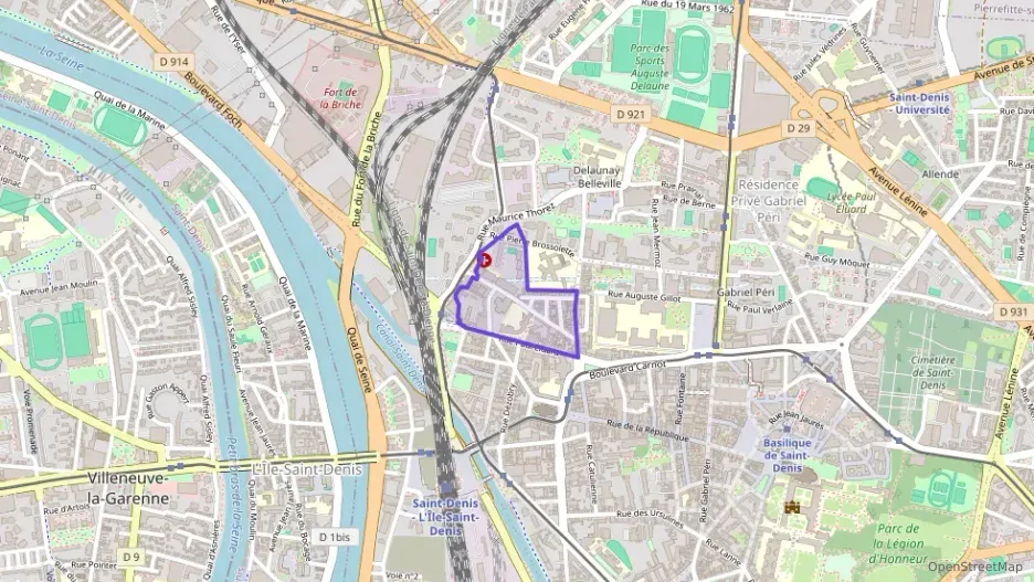 Appartement 66 m² quatre pièces à vendre à Saint-Denis