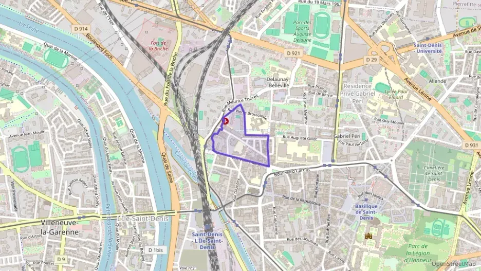 Appartement 34 m² deux pieces à vendre à Saint-Denis