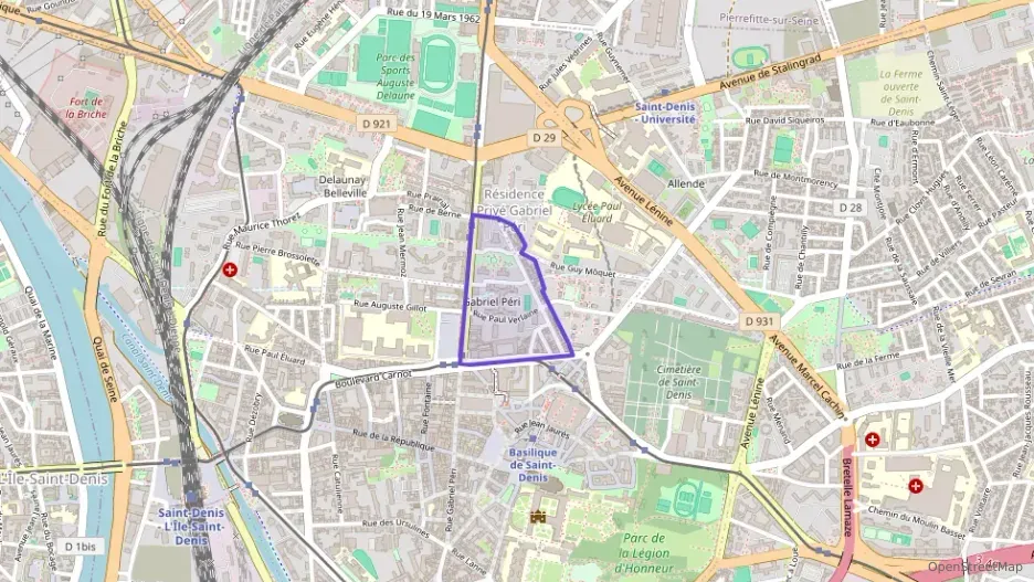 Appartement 64 m² trois pièces à vendre à Saint-Denis